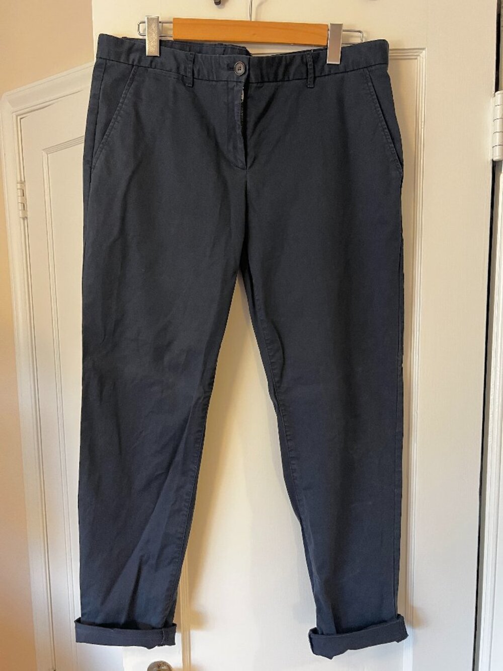 Gap Straight Chinos, Navy, Size 12